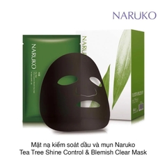 Mặt Nạ Naruko Tràm Trà Kiểm Soát Dầu Và Giảm Mụn Tea Tree Shine Control and Blemish Clear Mask 26ml