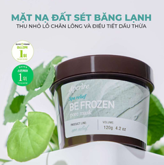 Mặt Nạ Đất Sét Aperire Băng Lạnh Thu Nhỏ Lỗ Chân Lông Và Điều Tiết Dầu Thừa Spa Relief Be Frozen Pore Mask 120g (XANH)