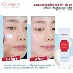 [SPECSAL24] Kem Chống Nắng Cell Fusion C Cấp Ẩm Dịu Da Aquatica Sunscreen 100 SPF 50+ / PA++++