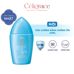 Sữa Chống Nắng Senka Kiềm Dầu, Mịn Lì SPF50/PA++++ Perfect UV Milk 40ml