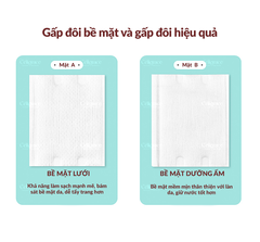 [COMBO2/4] Bông Tẩy Trang QIN PAI 222 Miếng Vuông