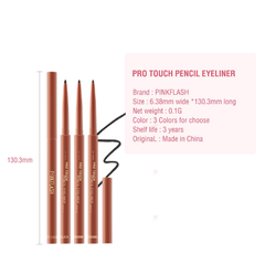 Chì Kẻ Mắt PINKFLASH Dạng Gel Chống Thấm Nước, Lâu Trôi Pro Touch Pencil Eyeliner PF-E13 0.1g