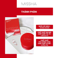 Cushion MISSHA Kiềm Dầu Che Phủ Cao Velvet Finish SPF50+/PA+++ 15g (Đỏ)