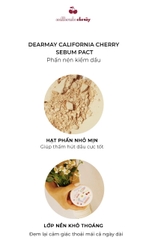 Phấn Phủ Dearmay Dạng Nén Kiềm Dầu California Cherry Sebum Pact 12g