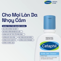 Sữa Rửa Mặt Cetaphil Lành Tính, Dịu Nhẹ Không Xà Phòng Gentle Skin Cleanser
