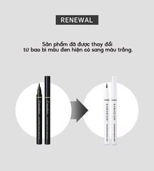 Bút Kẻ Mắt Nước Karadium Chống Trôi, Sắc Nét  Waterproof Brush Liner - Black 0.55g