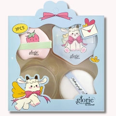 Set 3 Bông Glorie Baa Baa Sheep Collection Skin-Fit Powder Puffs (Kèm Hộp Đựng)