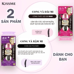 Mascara Chuốt Mi Kissme Làm Cong Mi, Chống Lem, Chống Trôi Hiệu Quả Heroine Mascara Advance Film 6g