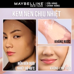 Kem Nền MAYBELLINE Bắt Sáng Che Phủ Hoàn Hảo, Bền Màu Lâu Trôi Super Stay 30H Lumi Matte Fondation SPF 16 35ml (Nắp Tím)