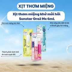 Xịt Thơm Miệng Sunstar Ora2 Me 6ml