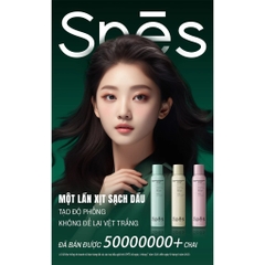 Dầu Gội Đầu Khô Phiên Bản Nâng Cấp Thêm Dầu Keratin & Arginine Kiểm Soát Dầu Spes Washing-Free Hair Spray 220ml