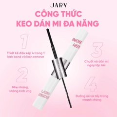 Keo Dán Mi 2 Đầu 4 Trong 1 Jary 4in1 Lash Bond & Remover