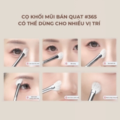 Cọ Đánh Khối GUOXIAONIU Rose Gold Half-Fan Contour Brush #365