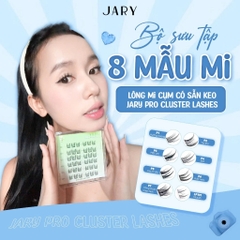 Lông Mi Cụm Có Sẵn Keo Jary Pro Cluster Lashes - Hộp Nhựa 6 Hàng (Không vỏ giấy)