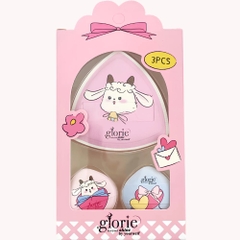 Set 3 Bông Mút Tán Nền Glorie Baa Baa Sheep Collection Dual-Function Foundation Puffs