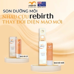 Son Dưỡng Môi Rebirth Nhau Thai Cừu Ngừa Khô Nứt Nẻ Lanolin Lip Balm Vitamin E & Apricot Oil RB14 3.7g