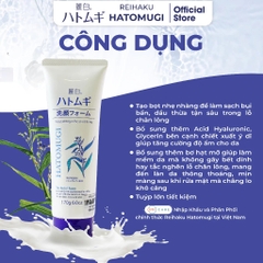 Sữa Rửa Mặt Hatomugi Tẩy Trang & Hỗ Trợ Dưỡng Sáng Da Nhật Bản Cleansing & Facial Washing 170g