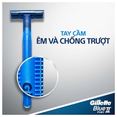 Dao Cạo Cán Xanh Gillette Blue II Plus (Gói 5 Tặng 1)