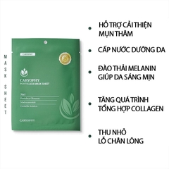Mặt Nạ Miếng Caryophy Làm Dịu, Hỗ Trợ Phục Hồi Dành Cho Da Dầu Mụn Portulaca Mask Sheet 22g