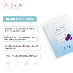 Mặt Nạ Ju:cy Cấp Ẩm Thải Độc Cooltox 25g (Xanh)