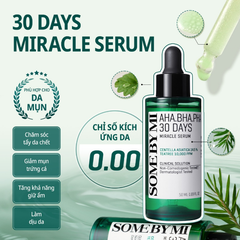 Serum Some By Mi Cải Thiện Da Mụn AHA-BHA-PHA 30 Days Miracle Serum 50ml