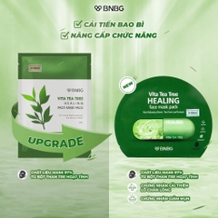 Mặt Nạ Miếng BNBG Thanh Lọc Da, Hỗ Trợ Giảm Mụn Chiết Xuất Tràm Trà Vita Tea Tree Healing Face Mask Pack 30ml