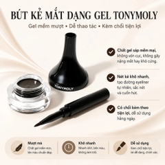 Kẻ Mắt Tonymoly Back Gel Eyeliner Long Brush