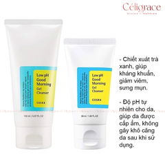 Gel Rửa Mặt Cosrx Tràm Trà, 0.5% BHA Có Độ pH Thấp Low pH Good Morning Gel Cleanser 150ml