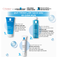 Nước Cân Bằng La Roche-Posay Giàu Khoáng Cho Da Dầu Effaclar Astringent Lotion 200ml