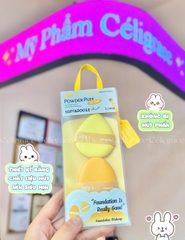 H-9011 - Set 2 Bông Mút Tán Kem Nền, Phấn Nước HEY Powder Puff 90g