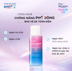 Sữa Chống Nắng Sunplay SKIN AQUA Hiệu Chỉnh Sắc Da Tone Up UV Milk Lavender SPF50+/PA++++ 50g (Tím-Chai)