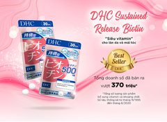 Viên Uống DHC Biotin Ngăn Rụng Tóc, Hỗ Trợ Tăng Cường Thể Lực Sustained Release (30 Viên/30 Ngày) - Dạng Túi