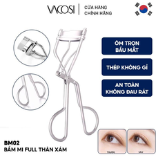BM02 - Bấm Mi VACOSI Thân Xám Full Lash Curler