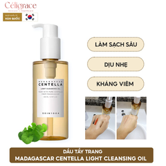 Dầu Tẩy Trang Skin1004 Làm Sạch Sâu, Dịu Nhẹ Chiết Xuất Rau Má Madagascar Centella Light Cleansing Oil 200ml