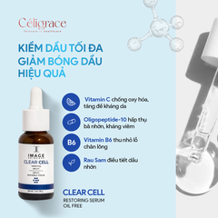 [SPECSAL24] Serum IMAGE Kiểm Soát Nhờn Và Kháng Khuẩn Clear Cell Restoring Serum Oil Free 28g