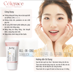 [Tuýp Mới 50ml] Kem Chống Nắng Ju:cy Nâng Tone All-In-One Sunblock SPF50+ PA++++