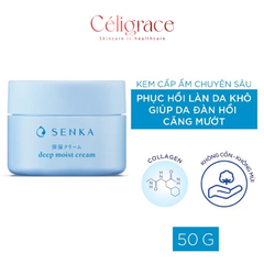 Kem Dưỡng Senka Cấp Ẩm Chuyên Sâu Deep Moist Cream Deep Moist Cream 50g