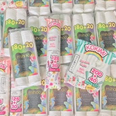 Bông Tẩy Trang Mihoo Kokimi Bông Tròn Túi 155 Miếng Cotton Pads