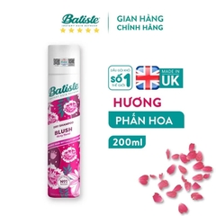Dầu Gội Khô Batiste Giúp Làm Sạch, Tóc Bồng Bềnh Dry Shampoo 200ml
