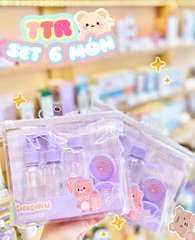 CM-KL1198 [SET 6 MÓN] - Bộ Chiết Mỹ Phẩm TTR Carmen Heli (Tím)