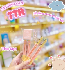 CM-TTR0128 - Set 2 Dao Cạo Lông Mày TTR Thu Gọn An Toàn Dễ Sử Dụng