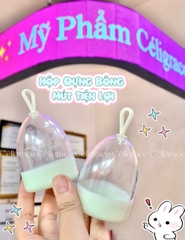 Hộp Đựng Bông Mút MALIAN Hình Quả Trứng Tiện Lợi