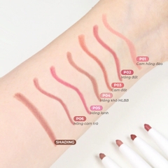 Chì Kẻ Viền Môi Dearmay Tạo Khối Môi 2 Đầu 2In1 Plumpy Lip Liner 0.46g
