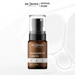 Serum DrCeutics Hỗ Trợ Dưỡng Sáng, Giảm Thâm Mụn, Kiềm Dầu Niacinamide 12%+ NAG 5% 30g