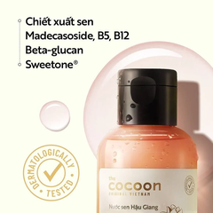 Nước Cân Bằng Sen Hậu Giang Làm Dịu Da Nhạy Cảm Cocoon Hau Giang Lotus Soothing Toner