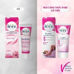 Kem Tẩy Lông VEET Silk & Fresh Hair Removal Cream