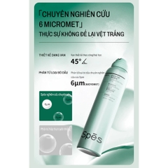 Dầu Gội Đầu Khô Phiên Bản Nâng Cấp Thêm Dầu Keratin & Arginine Kiểm Soát Dầu Spes Washing-Free Hair Spray 220ml