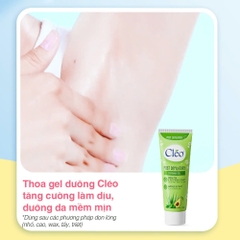 Gel Dưỡng Da Sau Tẩy Lông Cléo Dưỡng Ẩm Và Dịu Da Post Depilatory Soothing Gel 50g