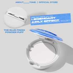 Phấn Phủ Nén Kiềm Dầu, Màu Trong Suốt About Tone Air Fit Powder Pact 8g (Xanh)