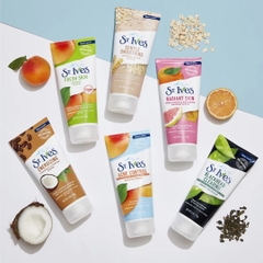 Sữa Rửa Mặt Có Hạt ST.IVES Tẩy Da Chết Chiết Xuất Thiên Nhiên